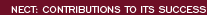 NECT: Contributions to Its Success
